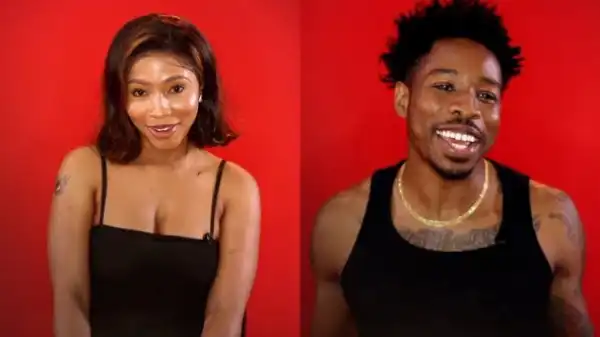 BBNaija: Mercy And Ike Share A Kiss (Photo)